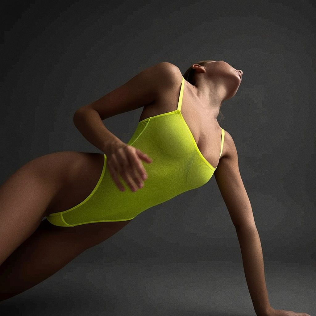 Syrn Lingerie Urban Muse: Sheer Mesh Body-Con Teddy & Sophisticated See-Through Casual Bodysuit detail image 9